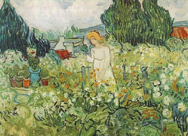 Vincent Van Gogh Marguerite Gachet in the Garden oil painting image